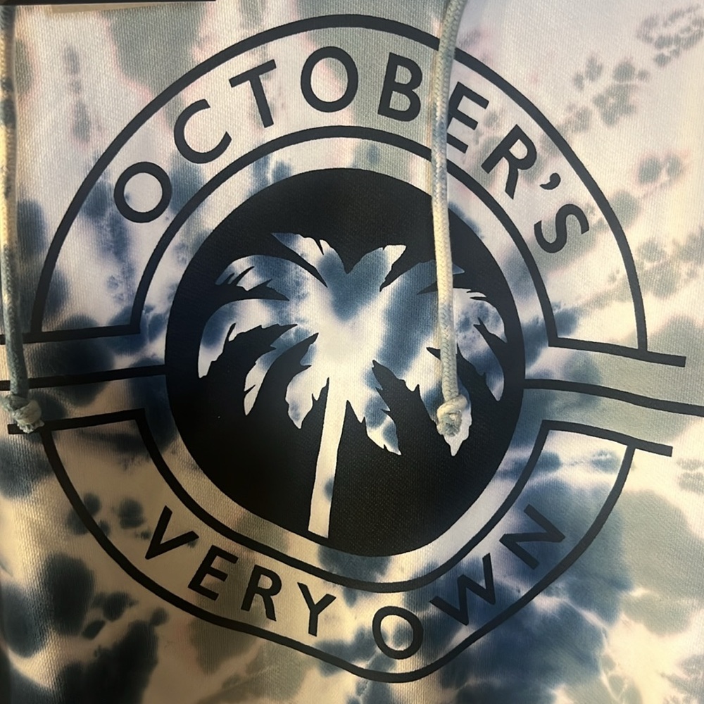 October’s Very Own OVO Drake’s Resort Tie Dye Pull Over Hoodie Men’s Large